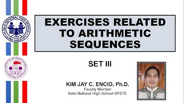 EXERCISES RELATED TO ARITHMETIC SEQUENCES (Set III)