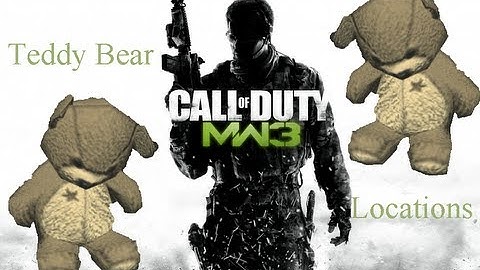 MW3 Easter Eggs - Teddy Bears and NED