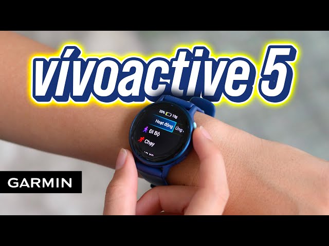 Trên tay Garmin vívoactive 5: Smartwatch thể thao, thời trang, pin lâu, giá tầm 8 triệu