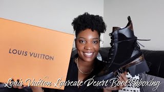 LOUIS VUITTON UNBOXING!!! (My New Laureate Desert Boots)