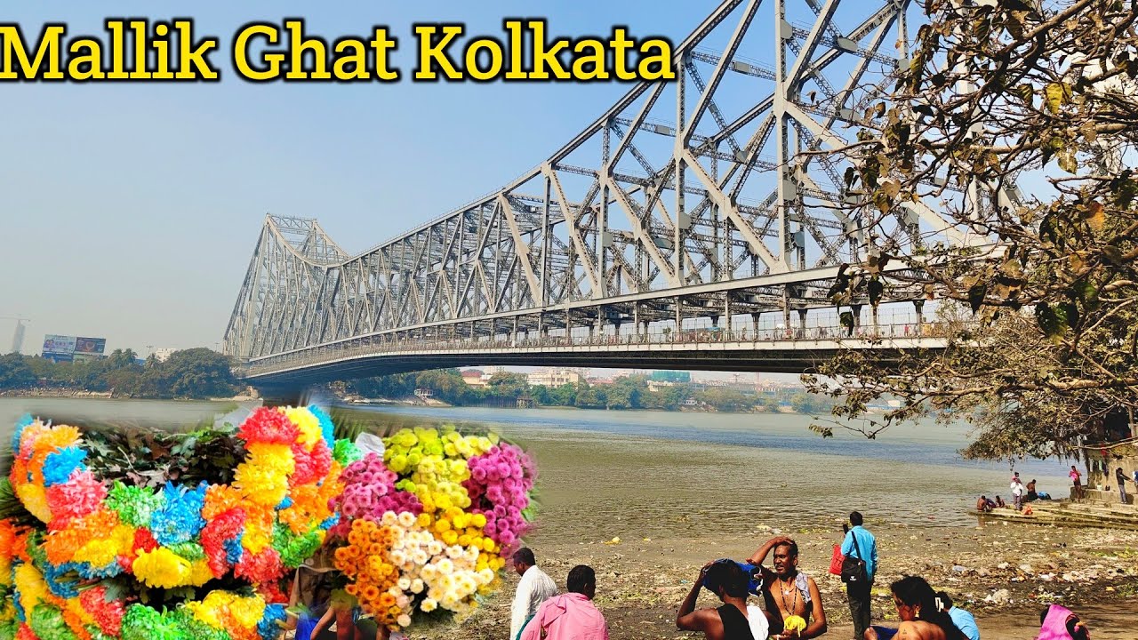 Howrah Bridge & Flower Market Video | Mallik Ghat Flower Market in Kolkata | Asia Biggest Market
