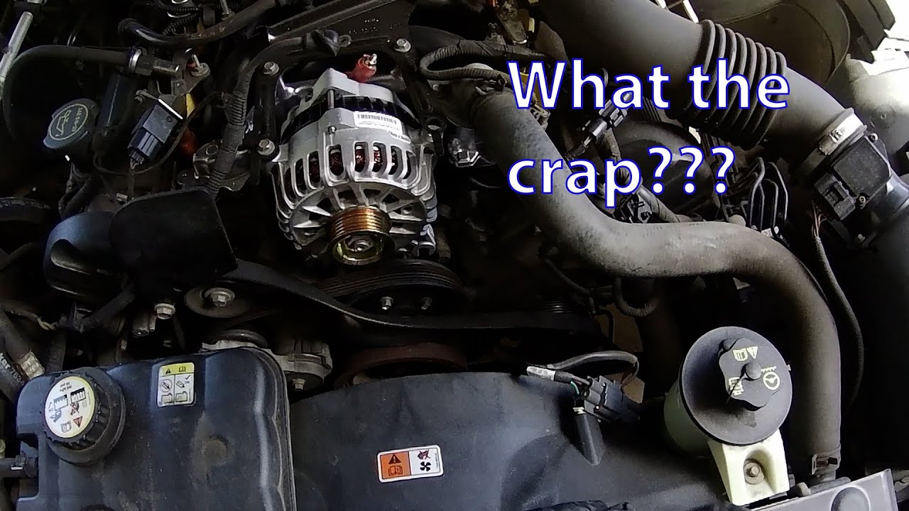 Crown Victoria alternator replacement (what the other videos don't show