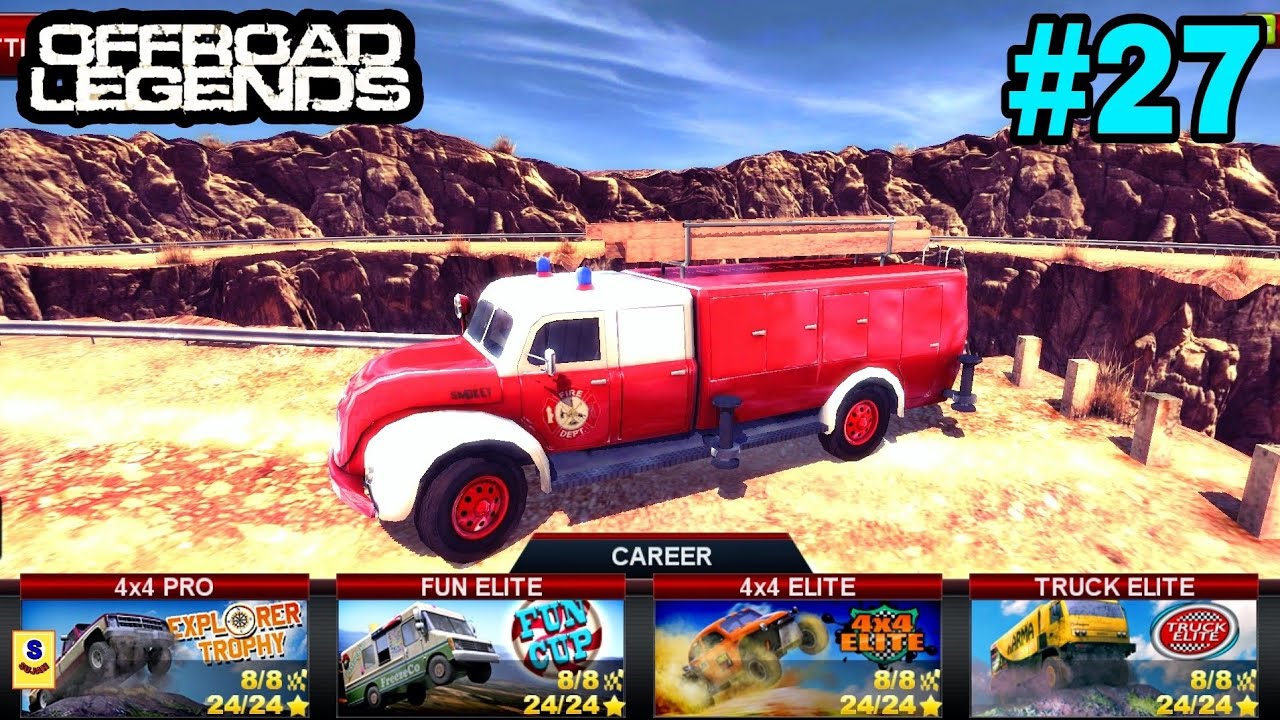 OFFROAD LEGENDS | All Cars Unlock | All Maps with 3 STARS | SuJan Gaming Official