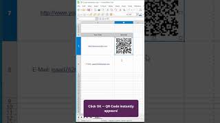 How to Generate QR Codes in LibreOffice Calc #shorts #libreOffice #calc