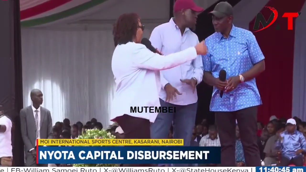 LISTEN TO WHAT ANN WAIGURU SAID INFRONT OF PRESIDENT RUTO IN KASARANI!!