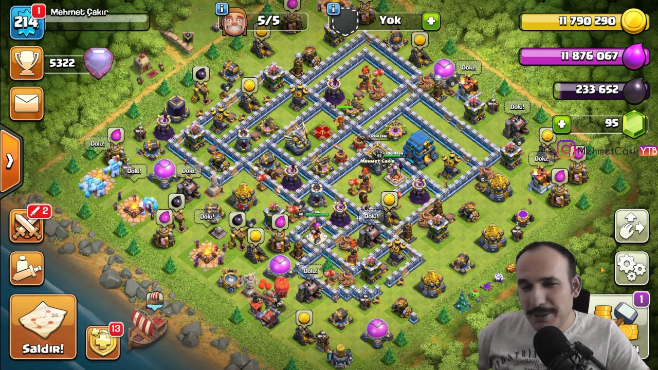 Duvarları Bitiriyoruz KB12 Clash of clans YouTube Duvarları Bitiriyoruz KB12 Clash of clans YouTube