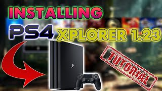 Jailbreak PS4 | How To Install PS4 Xplorer 1.23 | Removing Annoying Update Message | Tutorial |