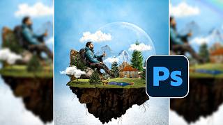 Create a Stunning Floating Island Photo Manipulation in Photoshop | Full Tutorial