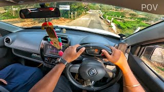 Experiencing The Beautiful Hill Station | Renault KWID | HilliDrive | GoPro | POV | Mountain village