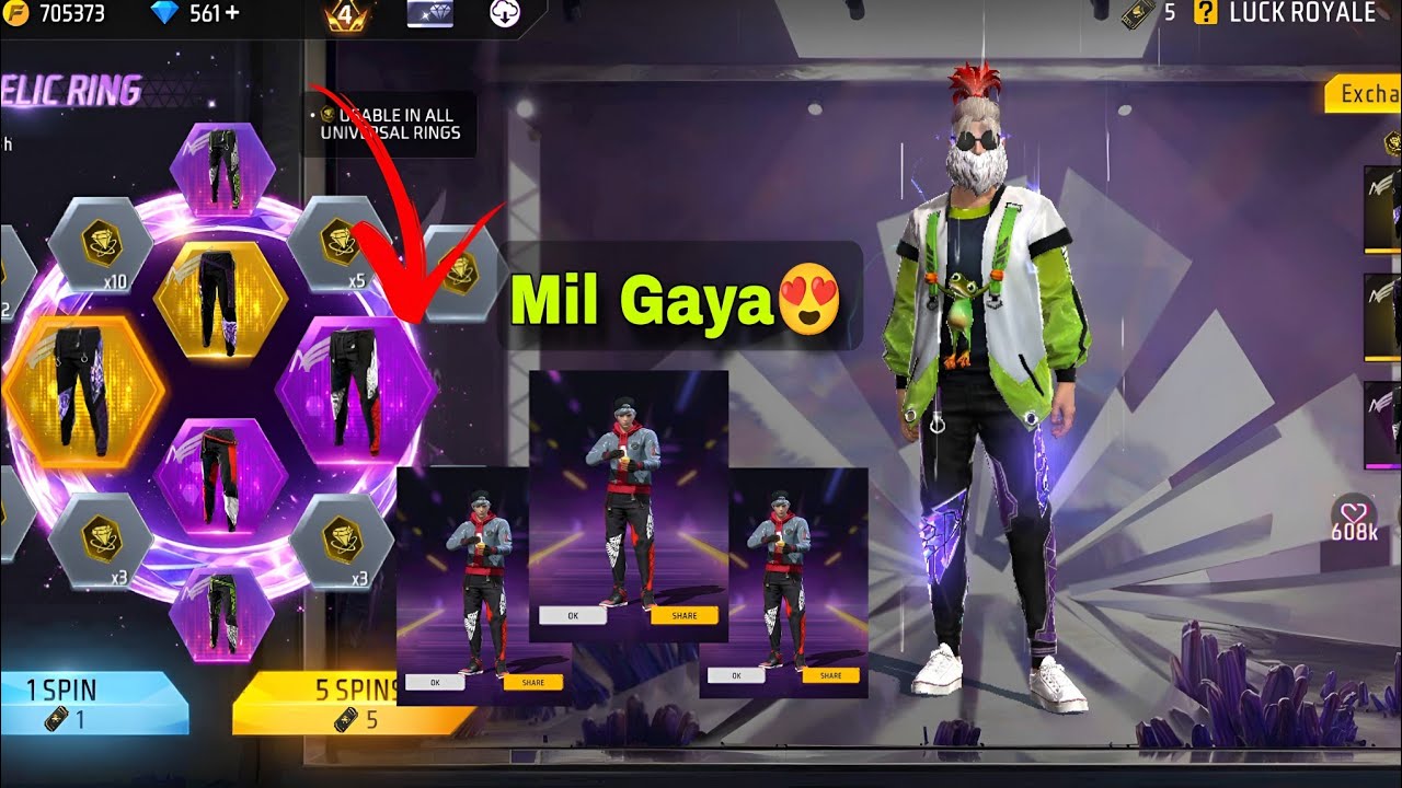 Angelic Pant Ring Event🤩 | Free Fire New Event🔥| ff new event 