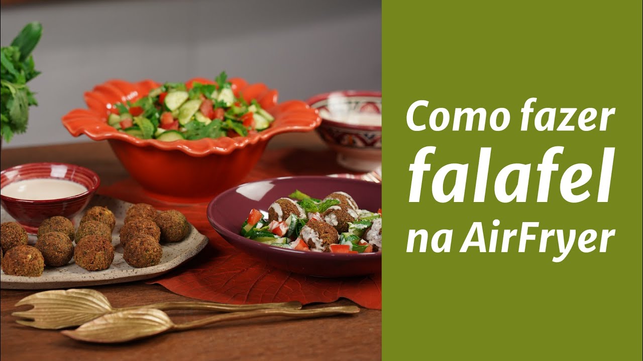 Falafel na AirFryer | Sem bagunça na cozinha | Com Rita Lobo