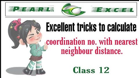 Easy way to calculate coordination no. with nearest neighbour distance.