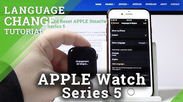How to Change Language on APPLE Watch Series 5 – Update Language Settings