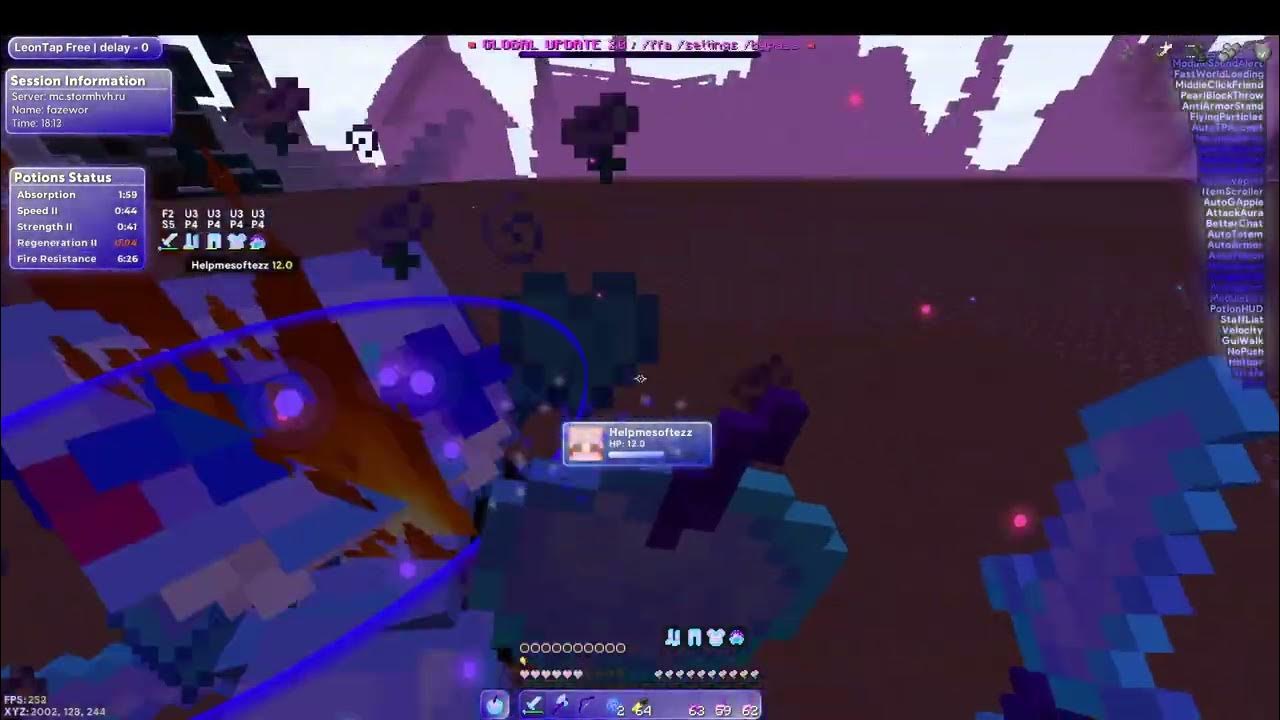 Leon tap чит. чит леонтап майнкрафт.
