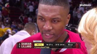 Damian Lillard Earns The Walk-Off Interview