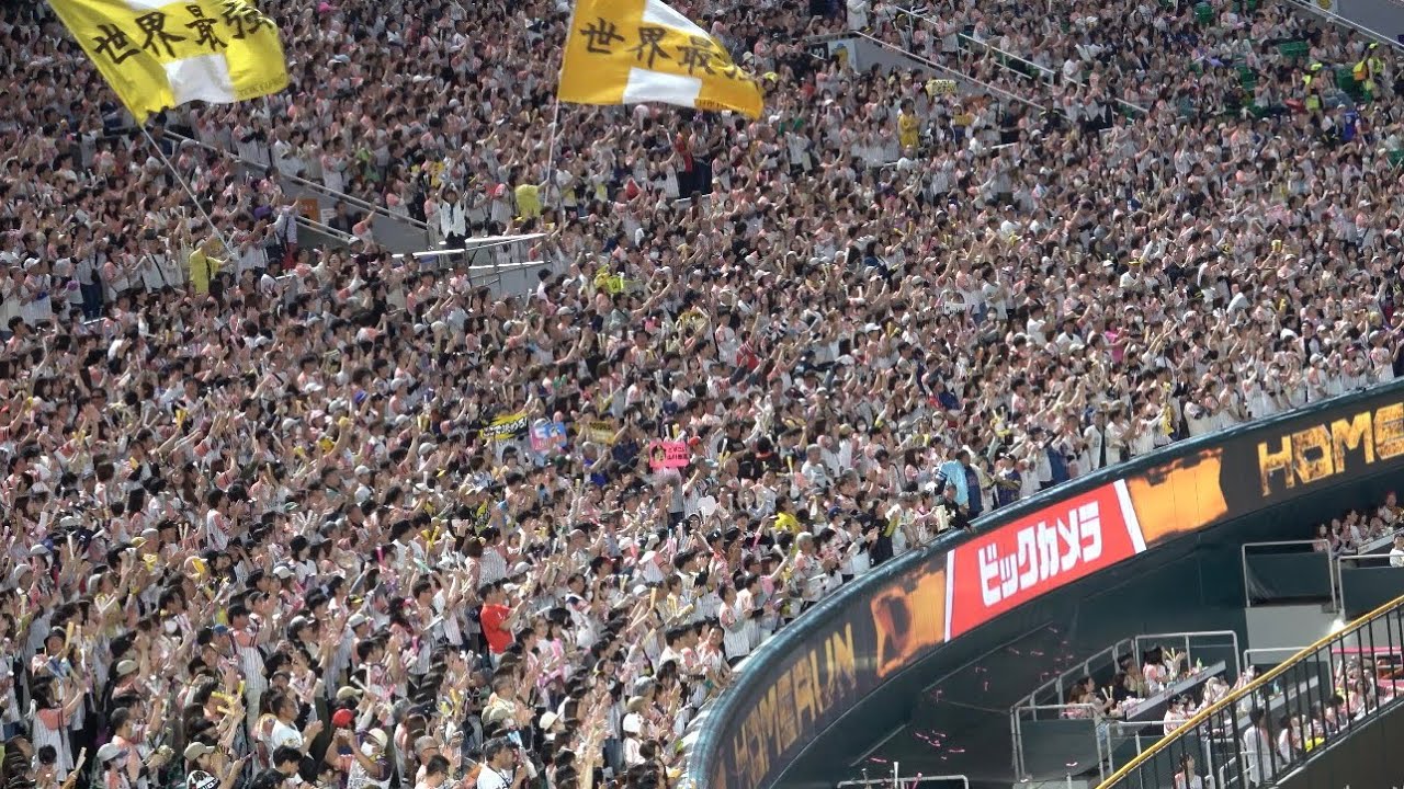女性パートが大声量📣ホークスチャンステーマ鷹の爪からの山川穂高ホームランにライトスタンド大盛り上がり🤗ピンクフルデー2026⚾️2026.5.10⚾️ホークス対千葉ロッテ