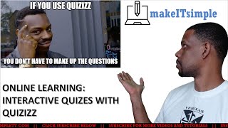 ONLINE TEACHING: Creating Quizzes with QUIZIZZ pt2 | Multiple Choice | MAKE IT SIMPLE TT screenshot 4