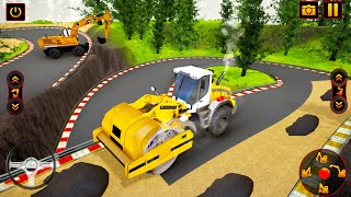 Asphalt Paver Roller: Road Building - Construction Truck Simulator - Android Gameplay screenshot 3