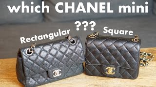 Chanel Mini Square vs. Rectangular