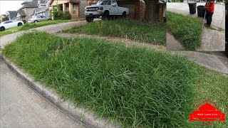 We Helped This New Homeowner Get Their Yard In Shape (overgrown)