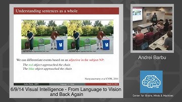 6/9/14 Visual Intelligence - Andrei Barbu: From Language to Vision and Back Again