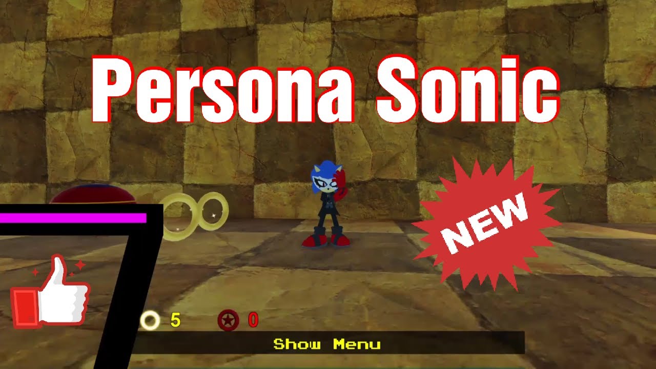 Persona Sonic Is Here Sonic Freedom Universe Roblox Youtube - sonic unleashed wii disc roblox
