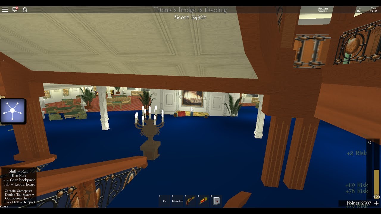 Titanic Sinking Inside