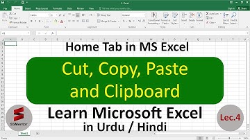 Cut, Copy, and Paste Command in Microsoft Excel || MS Excel Home Tab
