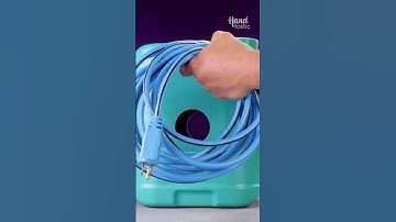 Protect your extension cords by making a reel #shorts