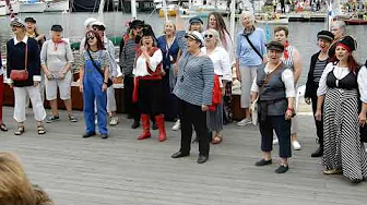 Wendeyaho - Up She Rises flashmob choir, Australian Wooden Boat Festival 2023 Wendeyaho - Up She Rises flashmob choir, Australian Wooden Boat Festival 2023