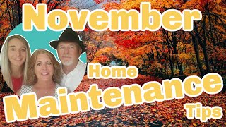 Watch November home maintenance tips
