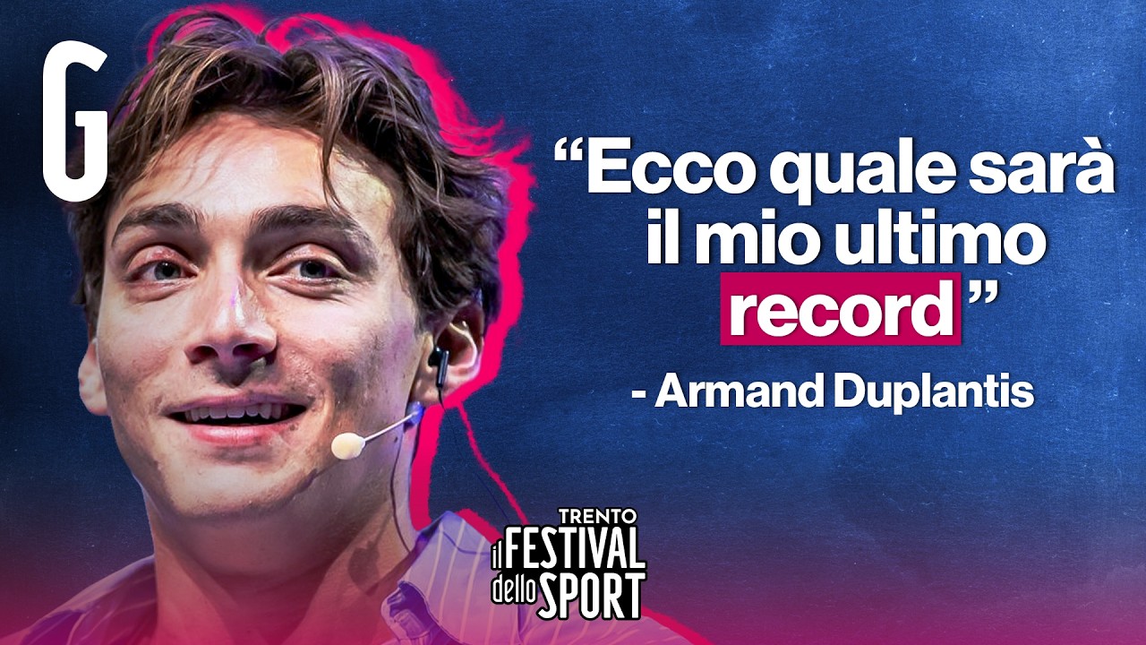Armand Duplantis Il Mondo dei record Live dal Festival dello Sport 2026