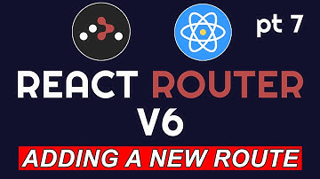 Adding New Route | PT 7 | React Router V6 | Full Course 2024