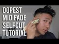 No half 05 guard required  dopest mid fade selfcut tutorial for beginners