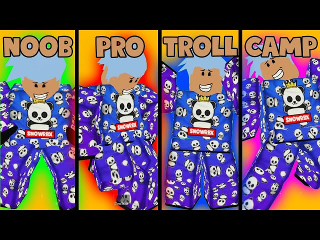 Noob Vs Pro Vs Troll Vs Camper Piggy Roblox Youtube First Comment - what is a camper in roblox
