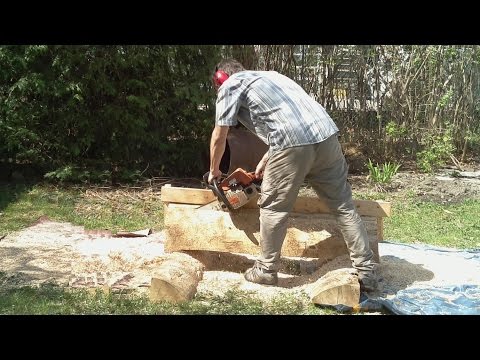 Chainsaw milling experiment