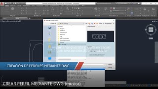 CREAR PERFIL MEDIANTE DWG en Tekla Structures