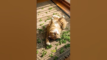 Why Catnip Sends Cats Into a Frenzy 😼🌿 #Shorts  #cat #aquaticpets #animallovers