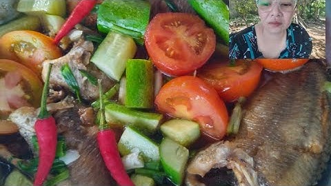 Dạ bữa nay em làm món cá rô kho với cà chua em mời cả nhà ăn tròn ẩm thực 