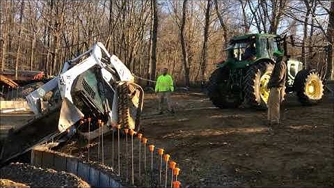 Bobcat partial roll over