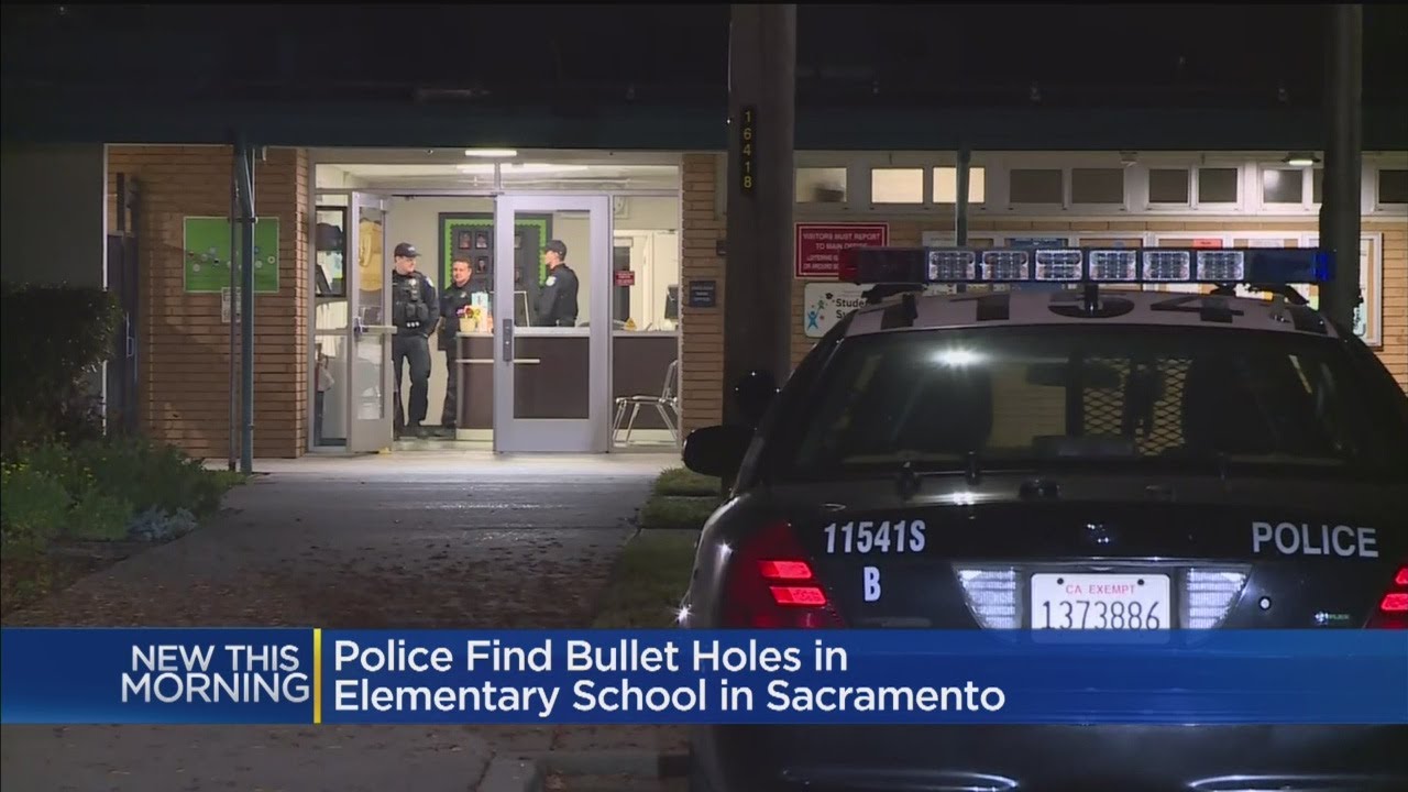 Bullet Holes Found At Sacramento Elementary School