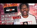 i tried to rebuild a team on nba 2k20 mobile and it broke my phone...