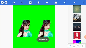 How To Easily Joint  Picture Editing with Green Screen Effect in Pixellab Part 5