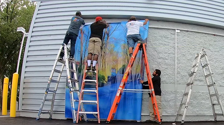 Performance Car Wash Mural Installation