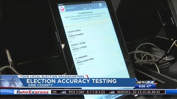 Pre-testing for Nov. election underway