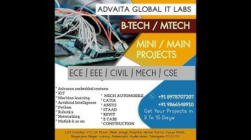 ROBO BTech, MTech mechanical projects, Advaita projects call 9866548910