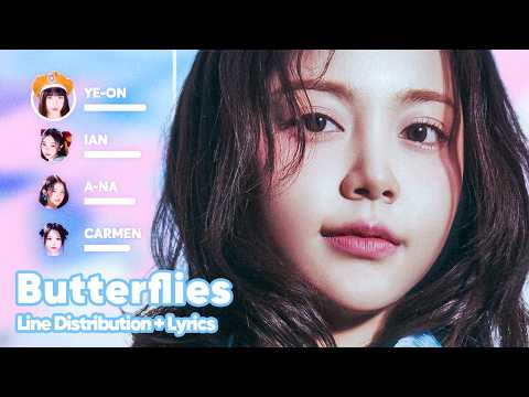 Hearts2Hearts - Butterflies (Line Distribution + Lyrics Karaoke) PATREON REQUESTED