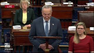 WATCH: Schumer: Trump impeachment trial rules are ‘completely partisan’ | Trump impeachment trial