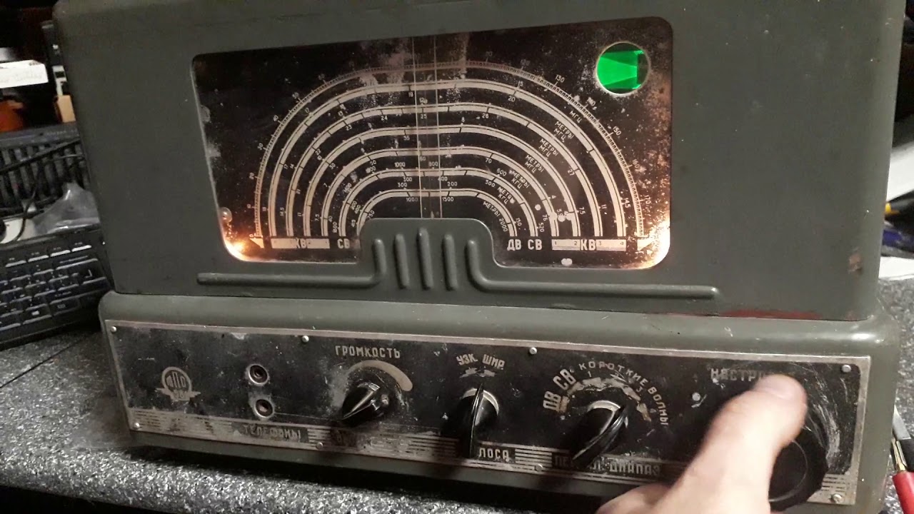 РАДИОПРИЕМНИК ТПС-58 ПРОВЕРКА - YouTube
