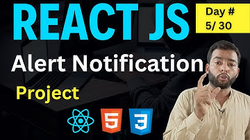 🚀 React JS Project for Beginners in Hindi : Create An Alert Or Toast Notification | Day 5/30